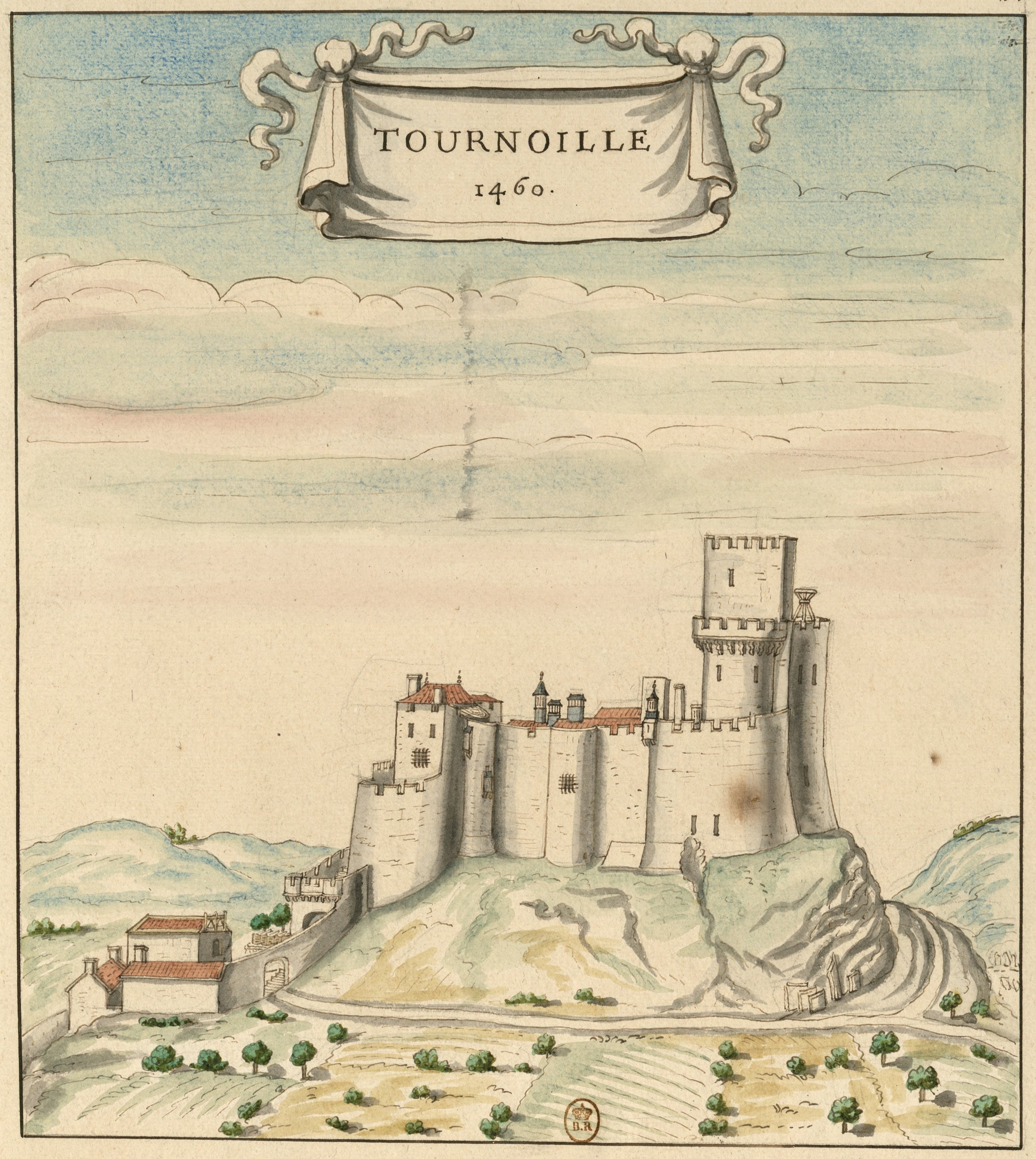 Château de Tournoel — château à Volvic, Puy-de-Dôme, intérieur, classé mh