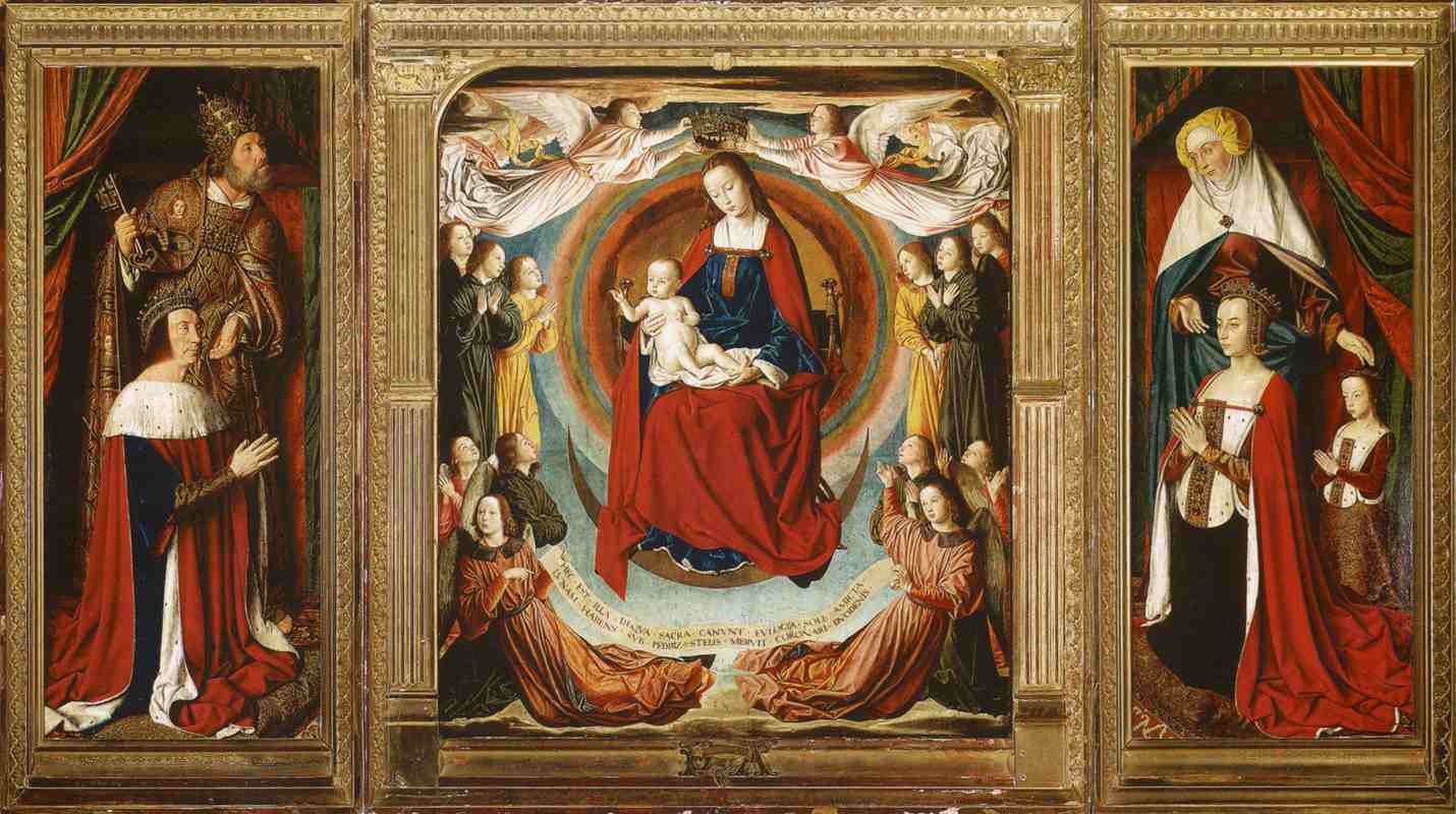 Triptyque du Maître de Moulins — Vierge en Gloire