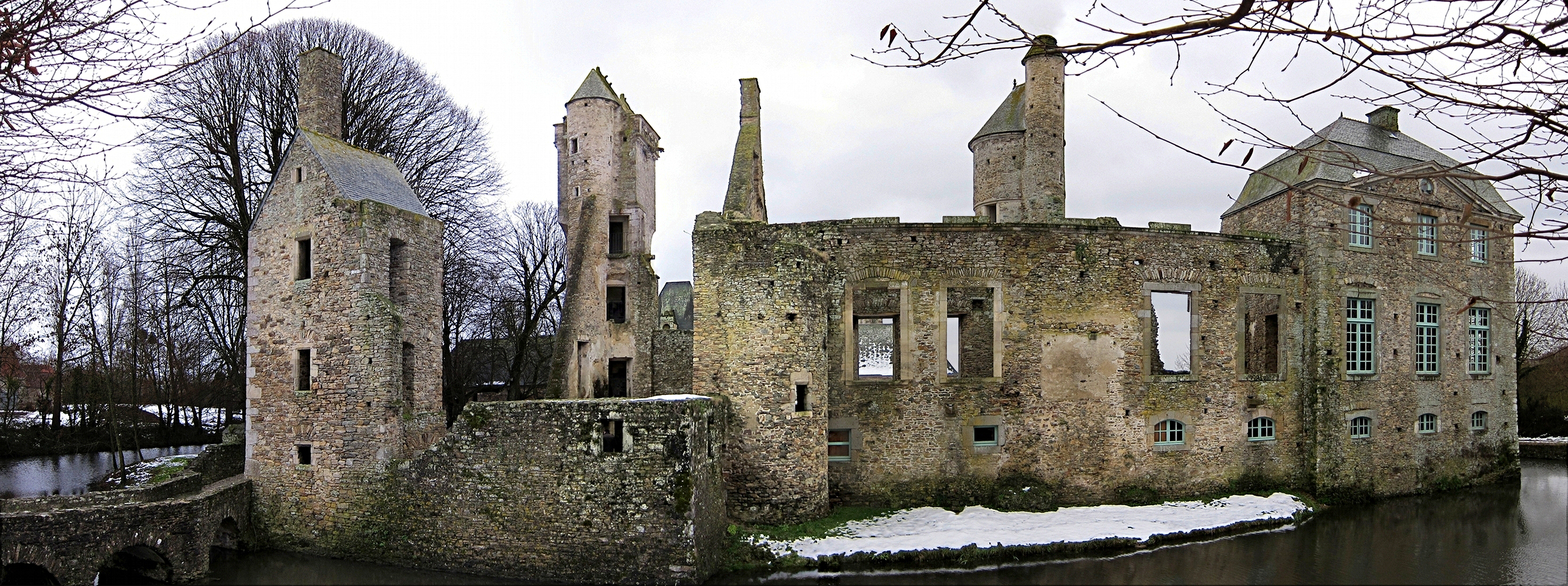 Château de Gratot — château à Gratot, Manche, façade, classé mh