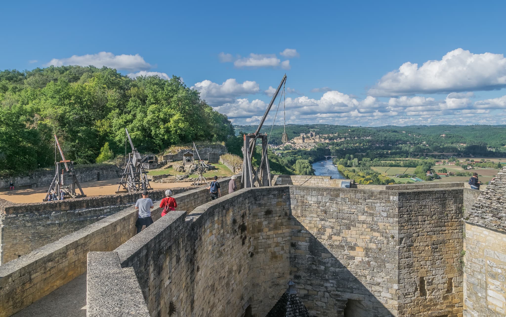 Château de Castelnaud — château à Castelnaud-la-Chapelle, Dordogne, façade, classé mh