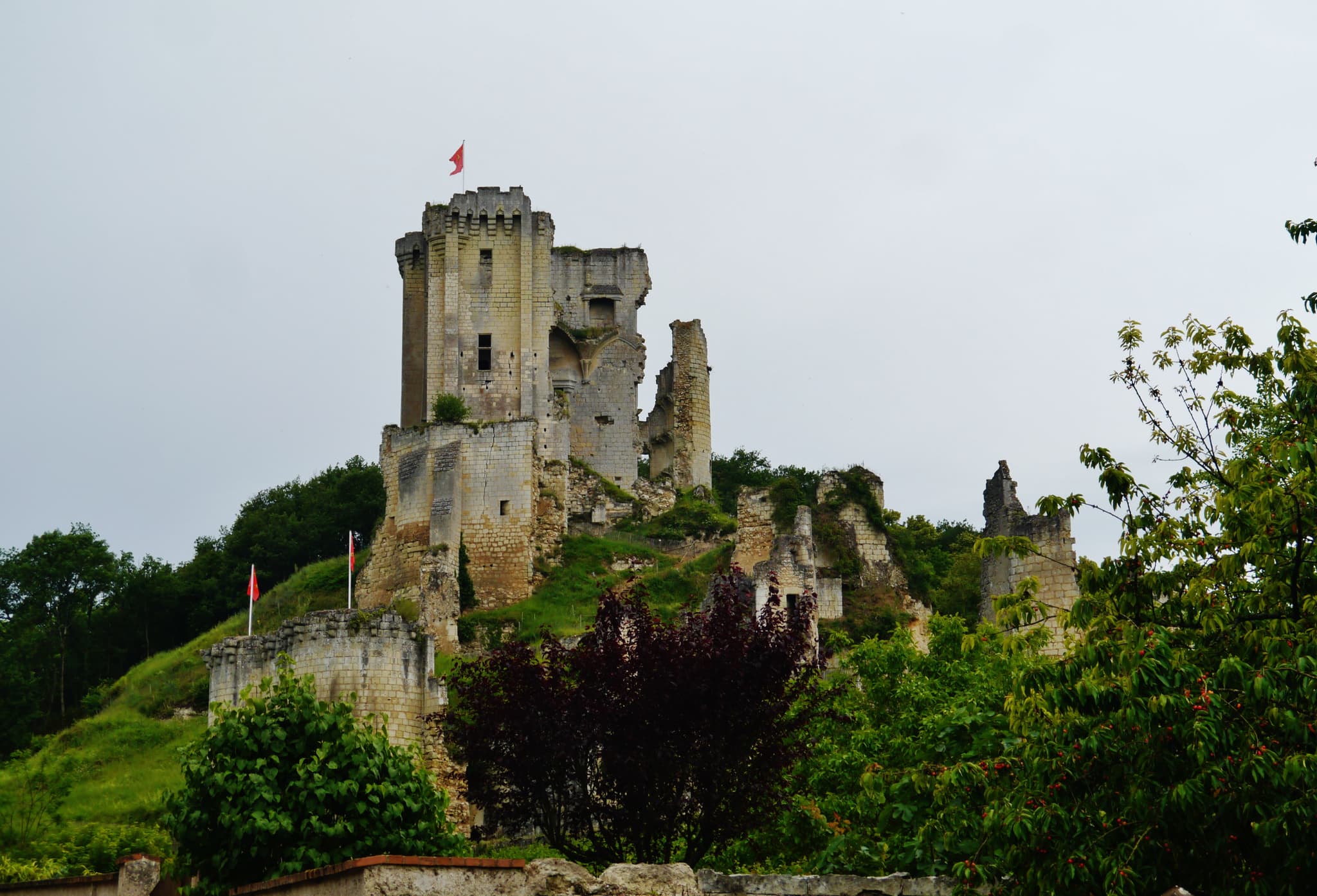 Château de Lavardin — château à Lavardin, Loir-et-Cher, façade, classé mh