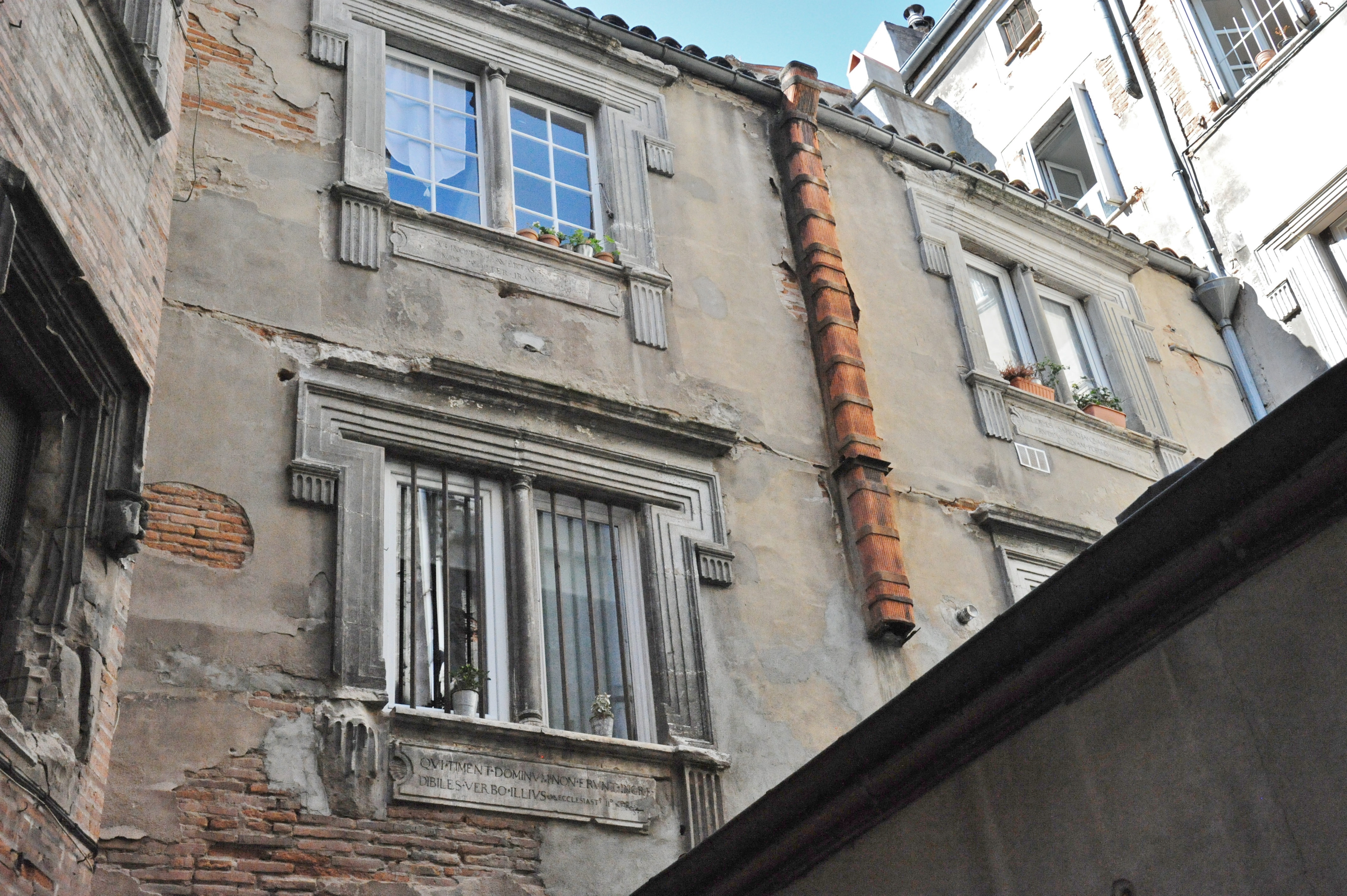 Hôtel Delpech (Toulouse) — architecture civile à Toulouse, Haute-Garonne, façade, inscrit mh